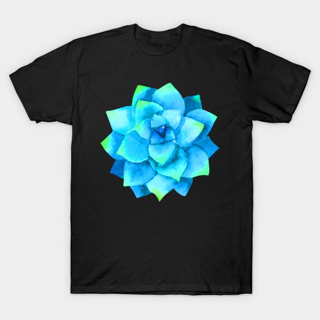 Blue Flower T-Shirt by StylishTayla